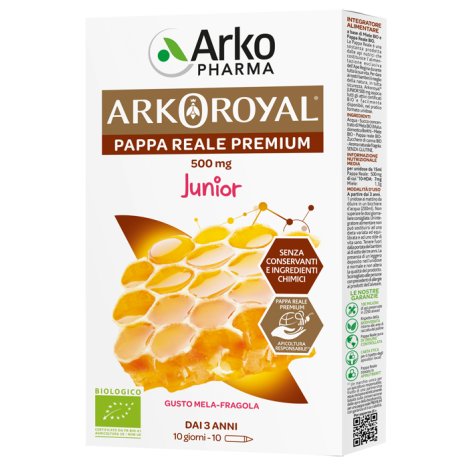 ARKOFARM SRL ARKOROYAL - PAPPA REALE BIO JUNIOR 500MG 10 FLACONI