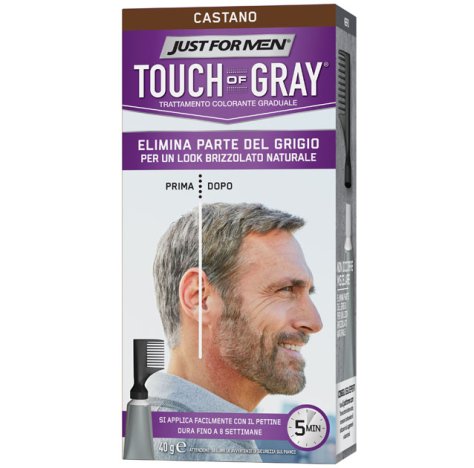 Just For Men Touch Of Gray Castano Trattamento Colorante Graduale 