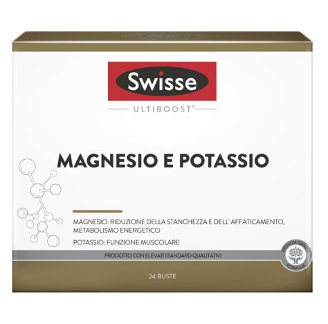HEALTH AND HAPPINESS Swisse Integratore Magnesio Potassio 24 Bustine 