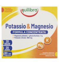 EQUILIBRA Srl Integratore potassio & magnesio 20 bustine