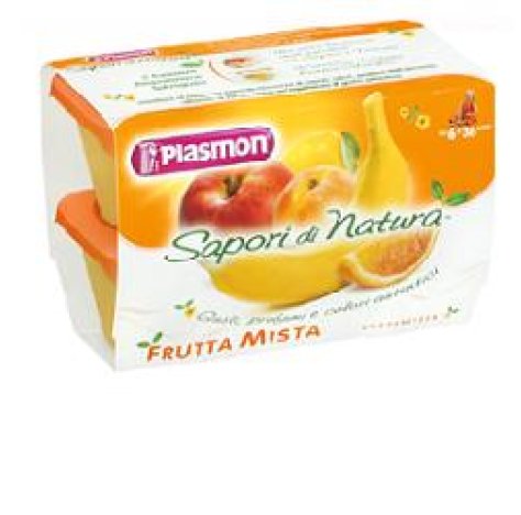 Plasmon omogenizzato sapori di natura frutta mista 4x104g  