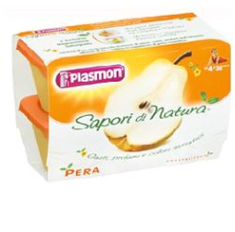  Plasmon omogenizzato sapori di natura pera 4x104g 