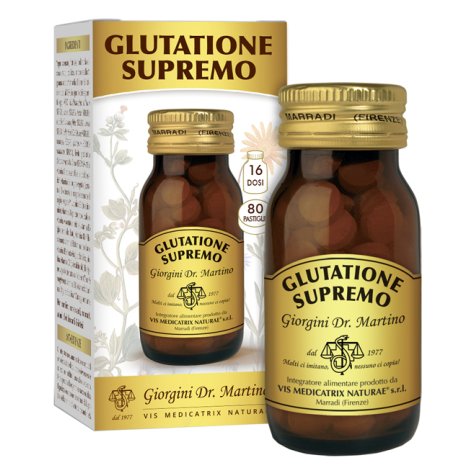 DR.GIORGINI SER-VIS SRL Glutatione Supremo - Integratore Depurativo - 80 Pastiglie