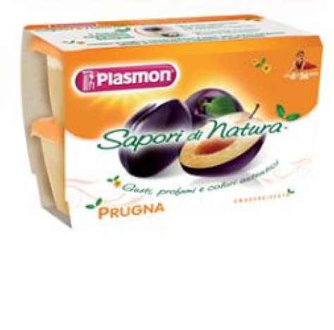 PLASMON (HEINZ ITALIA SpA) Plasmon omogenizzato sapori di natura prugna 4x104g 