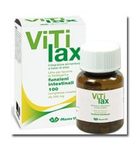 Marco Viti Vitilax Integratore Alimentare Funzioni Intestinali, 100 Compresse 