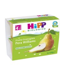 HIPP ITALIA Srl Hipp bio frutta grattugiata pera williams 4x100g