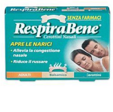 GLAXOSMITHKLINE C.HEALTH.Srl Respirabene cerotti nasali balsamici 10 pezzi