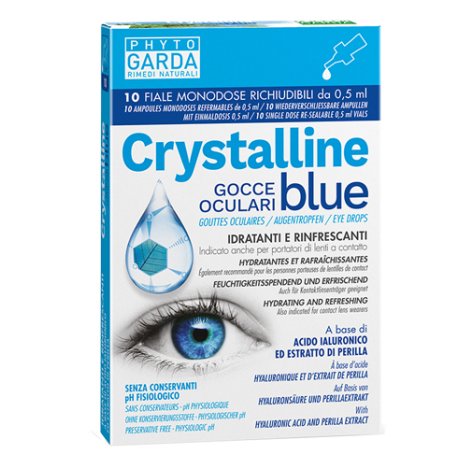 CRISTALLINE BLU GOCCE OCUL 10F