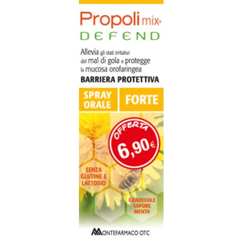 MONTEFARMACO OTC Spa Propoli Mix Defend spray forte 30ml