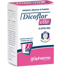 AG PHARMA SRL Dicoflor Elle 28 Capsule Integratore Alimentare di Probiotici
