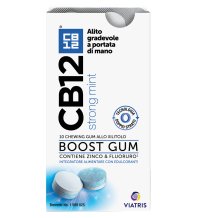 CHEFARO PHARMA ITALIA Srl CB12 Boost Chewing-Gum Menta Forte Per Alito Senza Zucchero 10 Gomme