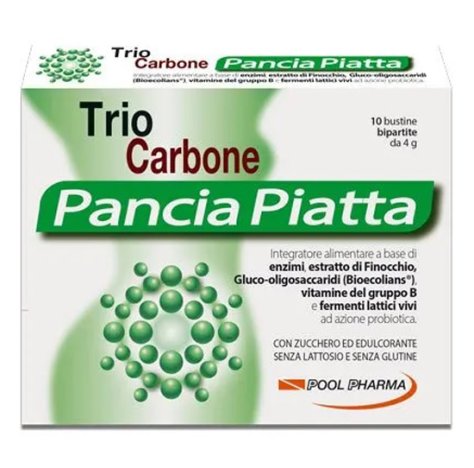 POOL PHARMA Srl Triocarbone pancia piatta 10+10 bustine