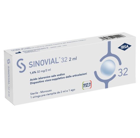 IBSA SINOVIAL 32 SIRINGA 1,6% DA 32MG/2ML 1PZ     _+1COUPON_   