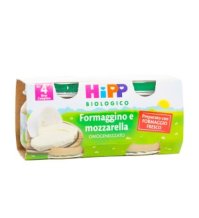 HIPP ITALIA Srl Hipp bio omogenizzato formaggino e mozzarella 2x80g 