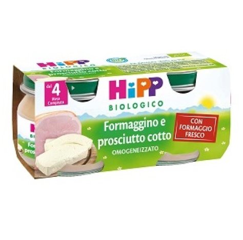 HIPP ITALIA Srl Hipp bio omogenizzato formaggino e prosciutto cotto 2x80g 