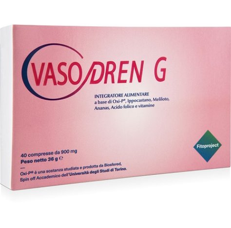 VASODREN G 40CPR 500MG