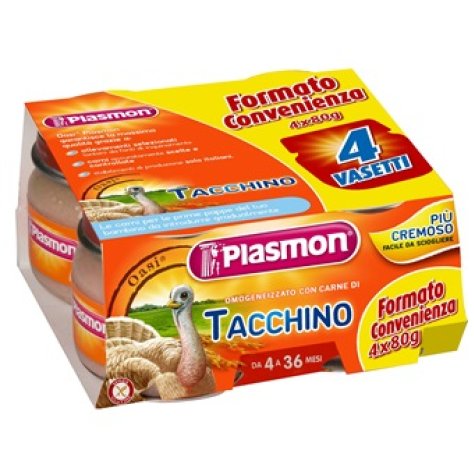 Plasmon Omog Tacchino 4x80g