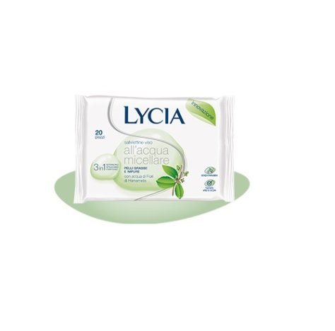 SODALCO Srl Lycia salviette acqua micellare pelli grasse 12 pezzi