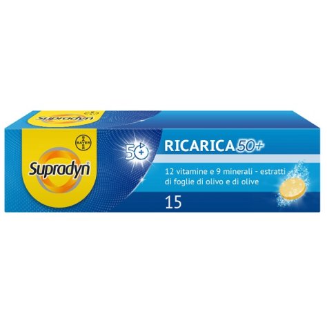 BAYER Spa Supradyn ricarica 50+ 15 compresse effervescenti