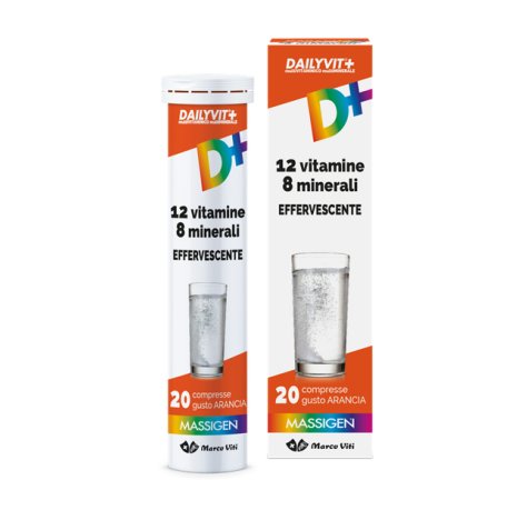 MARCO VITI FARMACEUTICI SpA Massigen Dailyvit Effervescente - 20 Compresse 