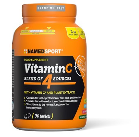 Named Linea Vitamine Minerali VitaminC 4 Natural Blend Integratore 90 Compresse 