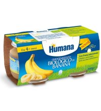 HUMANA ITALIA Spa Humana omogenizzato banana biologico 2 pezzix100g