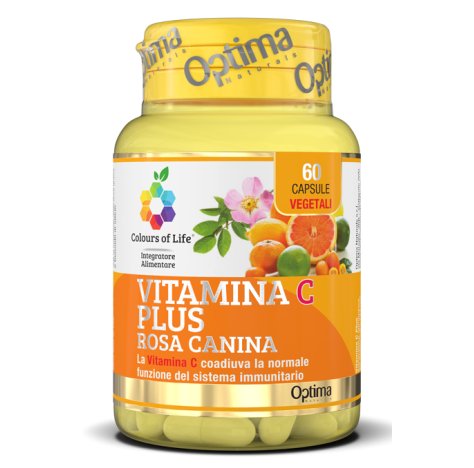 OPTIMA NATURALS VITAMINA C PLUS ROSA CANINA 60 CAPSULE