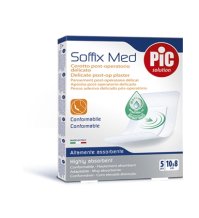 PIKDARE Spa Cerotti Pic Soffix Med con tampone antibatterico 10cmx8cm 5 pezzi