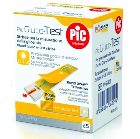 GLUCOTEST STRISCE PIC 25PZ