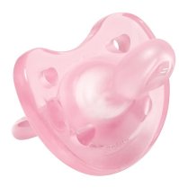 CHICCO (ARTSANA SpA) Chicco Gommotto Physio Soft in Silicone Rosa 6-12Mesi 