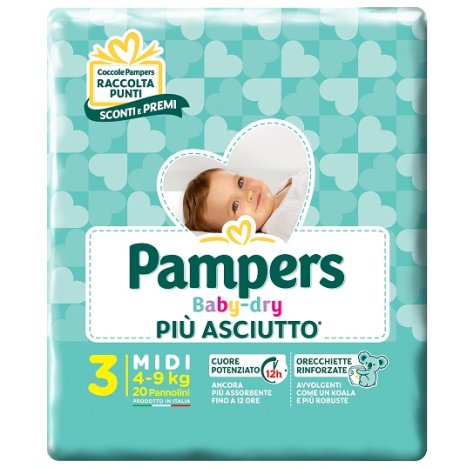 Pampers Bd Downcount Midi 20pz