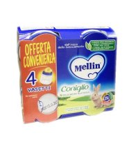 MELLIN-OMO.CONIGLIO 4X80G