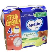 MELLIN-OMO.MANZO 4X80G