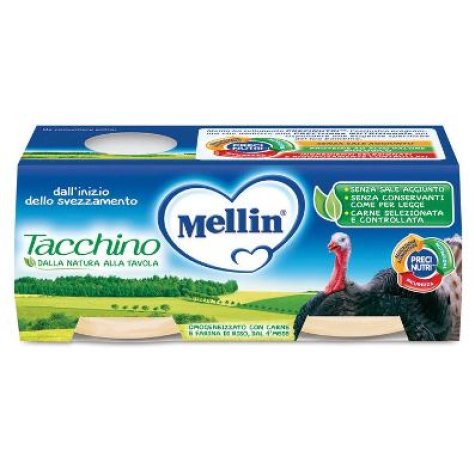 MELLIN-OMO.TACCHINO 2X120G