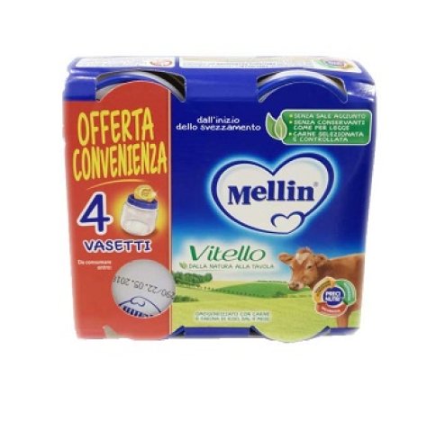 MELLIN-OMO.VITELLO 4X80G