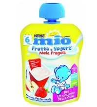 NESTLE' ITALIANA Spa Mio pouch yogurt mela e fragola 90ml  