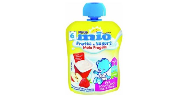 NESTLÉ MIO Merenda da spremere Yogurt e Frutta Banana pouch 100 g