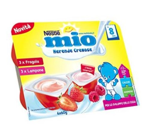 NESTLE' ITALIANA Spa Mio merenda cremosa fragola+lampone 6x60