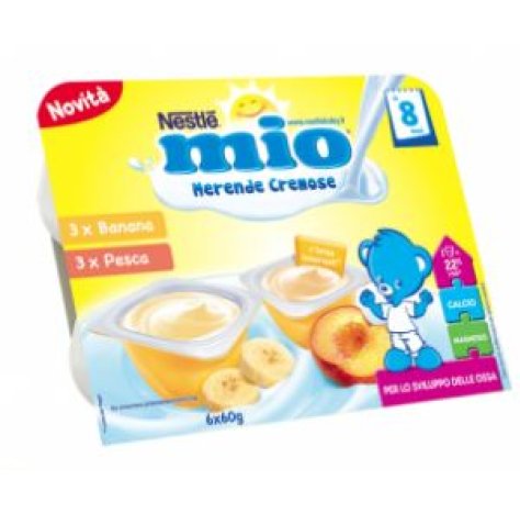 NESTLE' ITALIANA Spa Mio merenda cremosa pesca+banana 6x60 