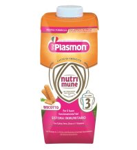 PLASMON (HEINZ ITALIA SpA) Plasmon latte nutrimune 3 biscotto liquido 18 pezzi