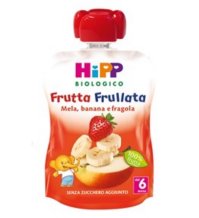 HIPP ITALIA Srl Hipp frutta frullata mela banana e fragola 90g 