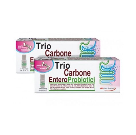 POOL PHARMA Srl Triocarbone enteroprobiotici 7 flaconcini