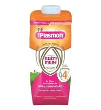 PLASMON (HEINZ ITALIA SpA) Plasmon latte nutrimune 4 liquido 12 pezzi