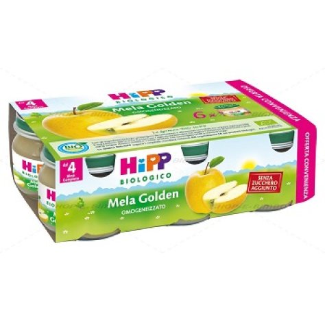 HIPP ITALIA Srl Hipp bio omogenizzato mela golden 6x80g 