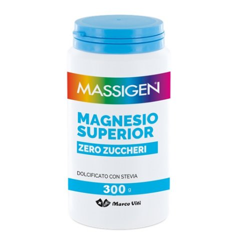 MARCO VITI FARMACEUTICI SpA Massigen Magnesio Superior - Zero Zuccheri - 300g 