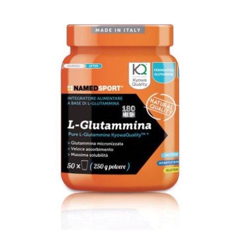 Named Sport Linea Sportivi L-Glutammina Integratore Alimentare 250 g