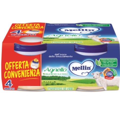 MELLIN-OMO.AGNELLO 4X80G