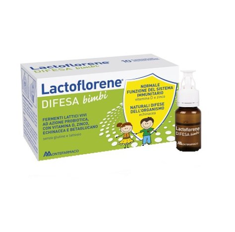 MONTEFARMACO OTC SpA Lactoflorene Difesa Bambini 10 Flaconcini