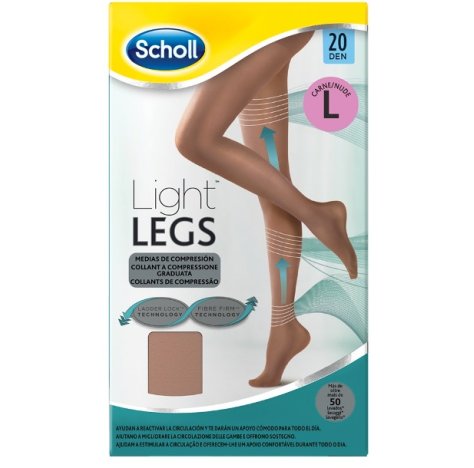 SCHOLL LIGHTLEGS20 DEN L NUDE