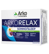 ARKOFARM SRL ARKORELAX SONNO 30 Compresse Integratore Rilassante 